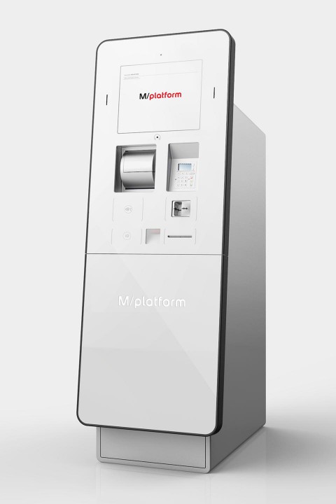 M/platform cash deposit machine